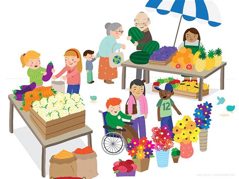 Market clipart market scene, Market market scene Transparent FREE for download on WebStockReview ...