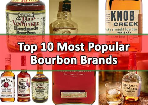 Top 10 Most Popular Bourbon Brands