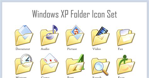 microsoft, windows, computer / Microsoft Windows XP folder icon - pixiv