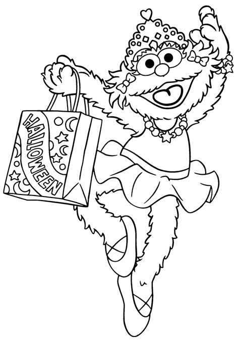 Sesame Street Birthday Coloring Pages - Sesame Street Coloring Pages - Coloring Pages For Kids ...