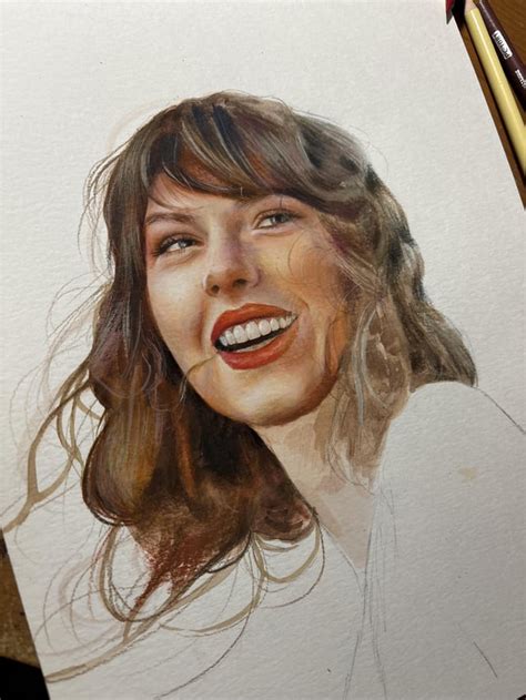 My cousin’s first portrait in months : r/TaylorSwift