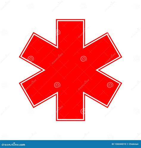 Medical Emergency Symbol. Vector Illustration Stock Illustration ...