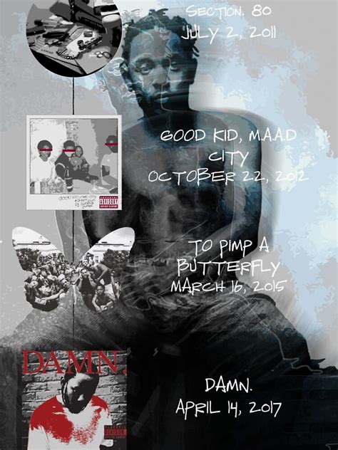 "Kendrick Lamar studio album discography" iPhone Case for Sale by ...