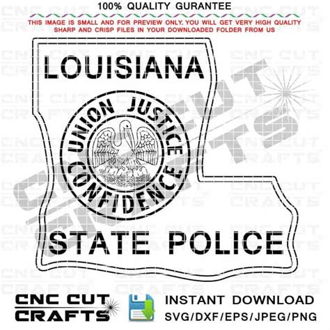 Louisiana State Police Svg Vector Badge, Patch, Logo, Emblem, Monogram ...