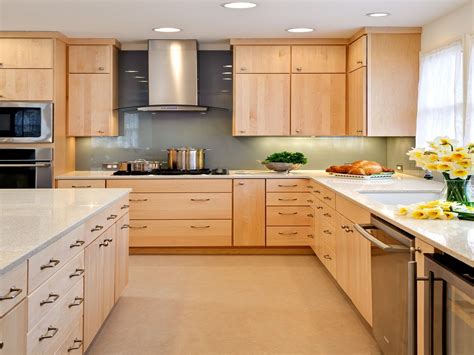 natural maple kitchen cabinets granite | Birch kitchen cabinets, Kitchen cabinets and ...