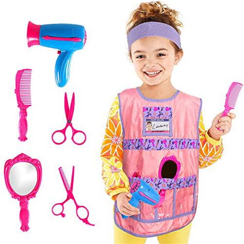 7 PCS Hair Stylist Role Play Costume Set Dress up Clothes for Kids Boys ...