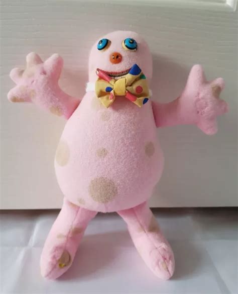 VINTAGE MR BLOBBY PLUSH soft toy NOEL'S HOUSE PARTY BBC small 1990s 90s ...