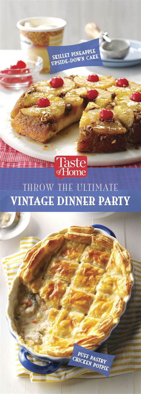 32 Must-Try Retro Dinner Party Recipes | Dinner party recipes, Recipes ...