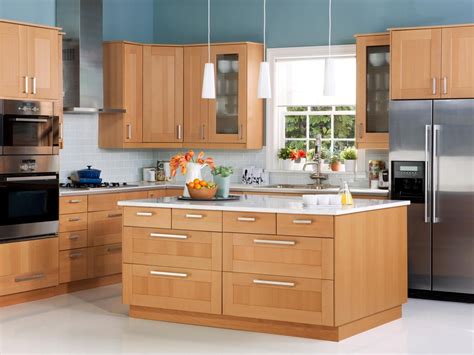 Photos of Modern Natural Brown Ikea Kitchen Cabinets Set Kitchen Island Storage Design Ideas at ...