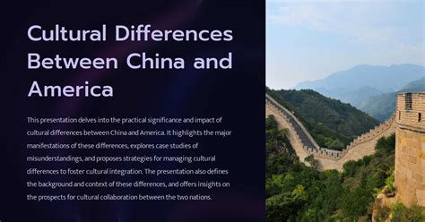 Cultural Differences Between China and America | Gamma