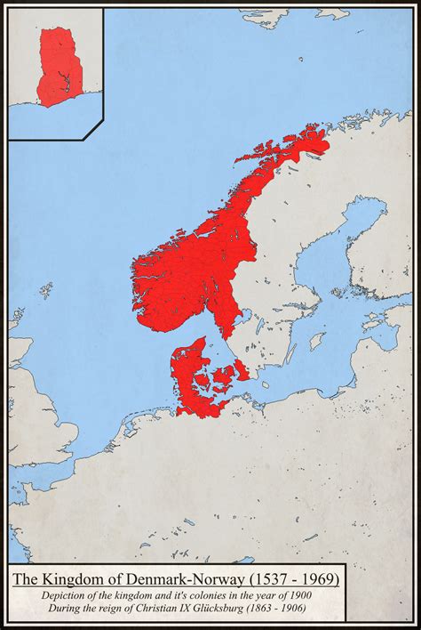 The Kingdom of Denmark-Norway (1537 - 1969) [The Great Northern War] : r/imaginarymaps