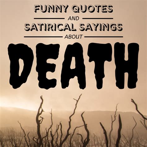 Funny and Clever Quotes About Mortality, Death, and Dying - Holidappy