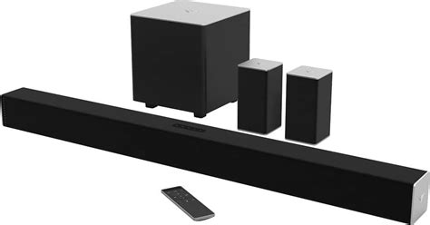 VIZIO 5.1-Channel Soundbar System with Wireless Subwoofer and Rear Satellite Speakers Black ...