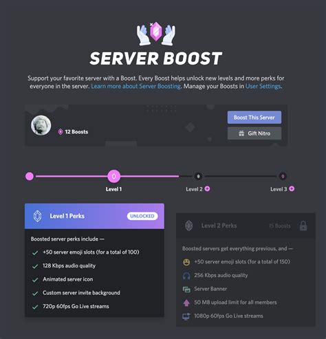 Server Boosting - Buy a Level – Discord