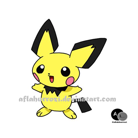 Pokemon Pichu by aflakhurrozi on DeviantArt