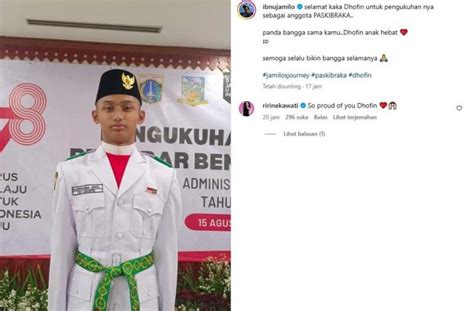 Ibnu Jamil Pamer Momen Putranya Dikukuhkan Jadi Paskibra Jakarta ...