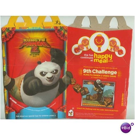 2011 McDonalds Kung Fu Panda 2 Happy Meal Box on eBid Australia | 101612231