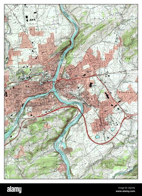 Easton pennsylvania map hi-res stock photography and images - Alamy