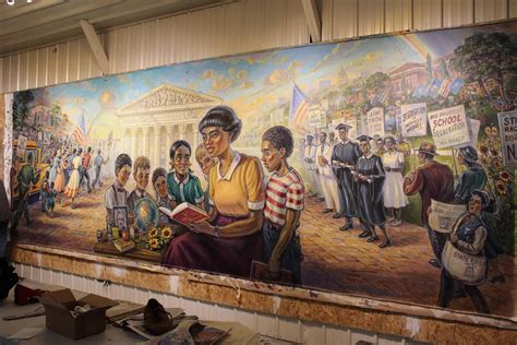 A Reflection Of History: Brown V. Board Mural Unveiled At Kansas Capitol | KCUR