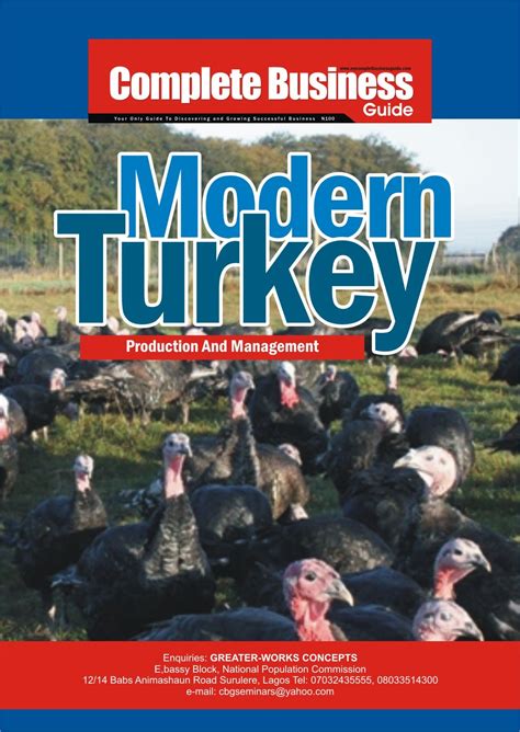 AGRO-FARMING MANUALS: HOW TO START A TURKEY FARMING BUSINESS IN NIGERIA