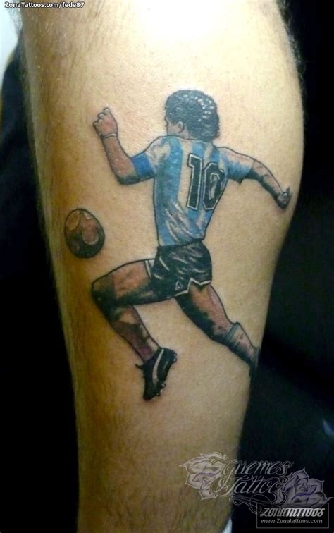 Tatuajes y diseños: Maradona