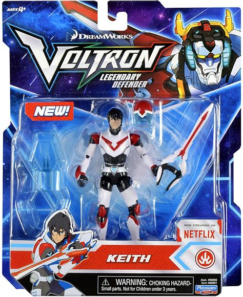 Voltron Legendary Defender Keith 5 Basic Action Figure Red Lion Pilot ...