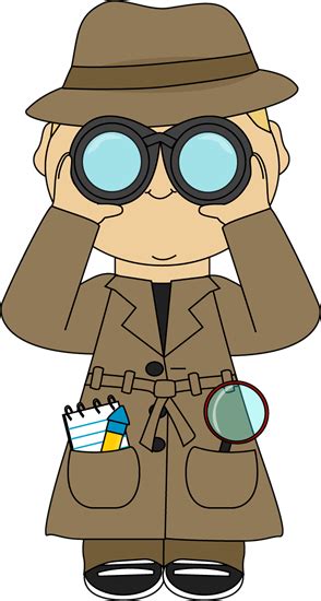 Kid Detective Clip Art