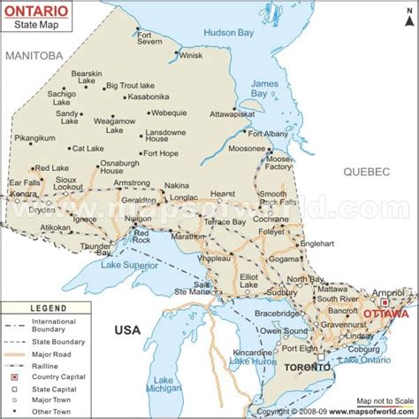 Map of Ontario | Map of Ontario Canada