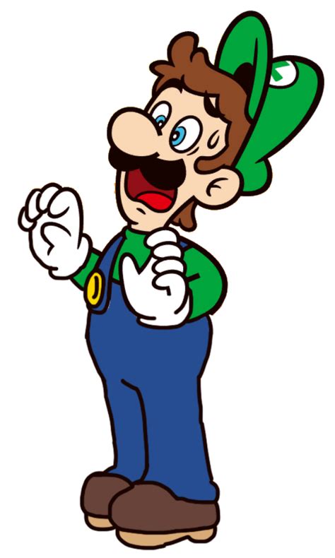 Super Mario: Scared Luigi 2D by alexiscurry on DeviantArt