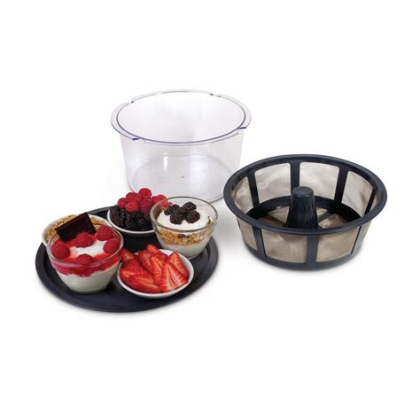 大人気新品 Euro Cuisine GY60 Greek Yoghurt Maker with Ultra Fine Mesh ...