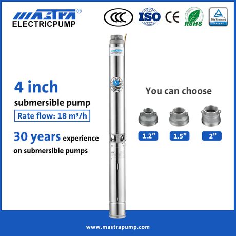 Mastra 4 inch ac deep well submersible pump R95-ST solar deep well pump ...