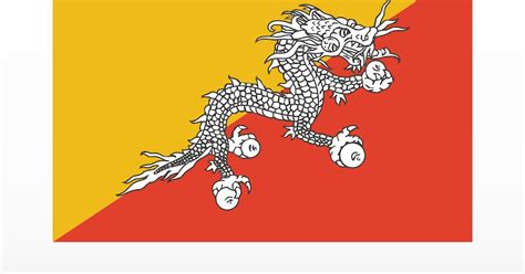 Bhutan Flag Vector | GamyVector