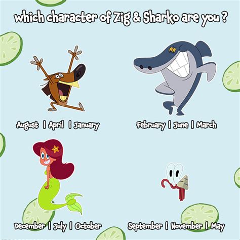 Which Zig And Sharko Character Are You by happaxgamma on DeviantArt