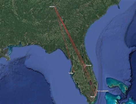 Why are flights from Atlanta to Florida so popular right now?