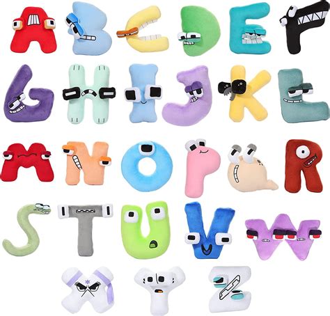 Buy Maomoto Alphabet Lore Plush,26 Pcs Alphabet Lore Plush Toys,Fun Stuffed Alphabet Lore Plush ...