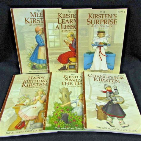 The American Girl Collection Kirsten 1854 Complete 6 Book Set Pleasant ...