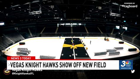 Vegas Knight Hawks share timelapse of arena transformation