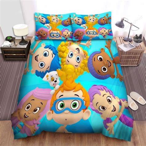 Bubble Guppies Bewildered Nonny And His Friends Bed Sheet Spread Duvet ...