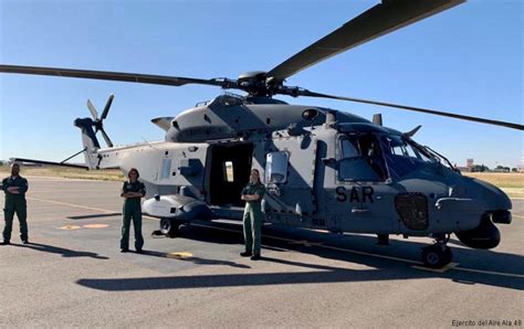 Spanish Air Force NH90 Getting Ready