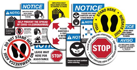 COVID-19 Safety Signs - THC Label Solutions