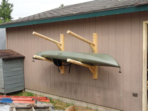 Canoe & Kayak Storage Rack | Freestanding - Made with 100% Cedar Logs