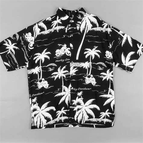 Rare True Vintage Harley-Davidson Palm Tree Hawaiian … - Gem