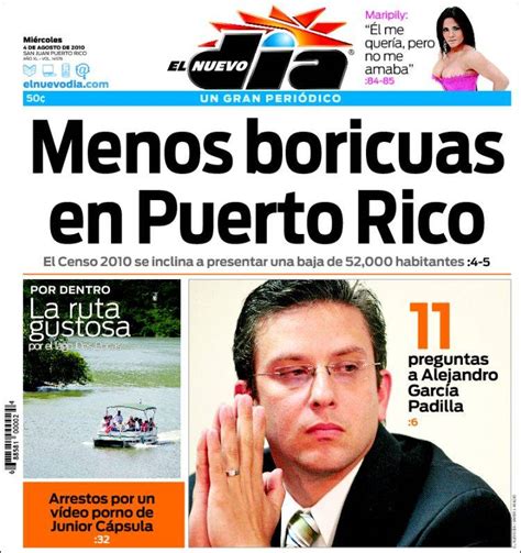 Newspaper El Nuevo Día (Puerto Rico). Newspapers in Puerto Rico ...