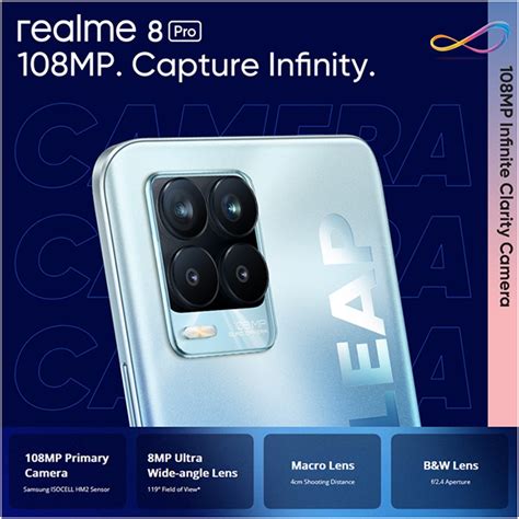 realme brings the Smartphone Camera Leader realme 8 Pro with 108MP ...