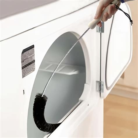 1 Pack Dryer Vent Cleaner Kit Dryer Lint Brush Vent Cleaner Long Flexible Refrigerator Dryer ...