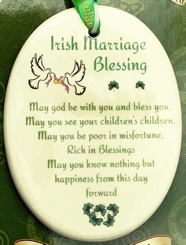 Irish Christmas Ornament - Wedding Blessing - sch24mar