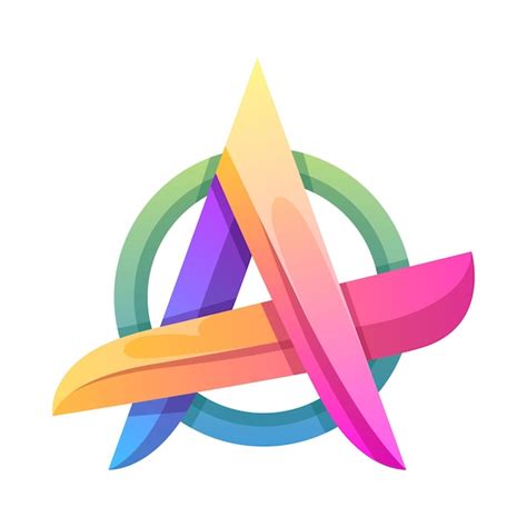 Free Vector | Colorful letter A gradient logo design