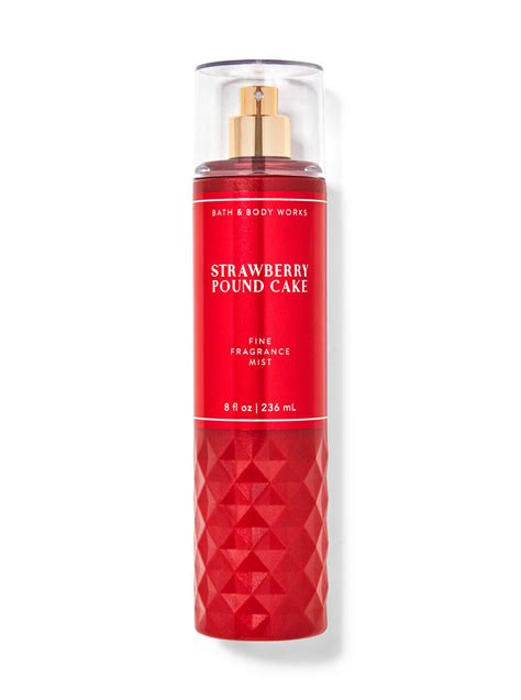 ORIGINAL Bath & Body Works Strawberry Pound Cake Fragrance Mist (new ...