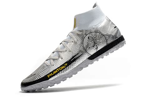 Nike Phantom Scorpion Elite Dynamic Fit TF Silver Grey Black Football Boots