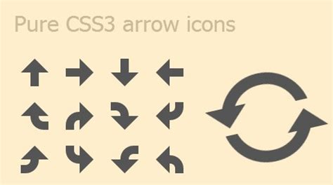 Animated Arrow Icons With Pure CSS3 - 365 Web Resources